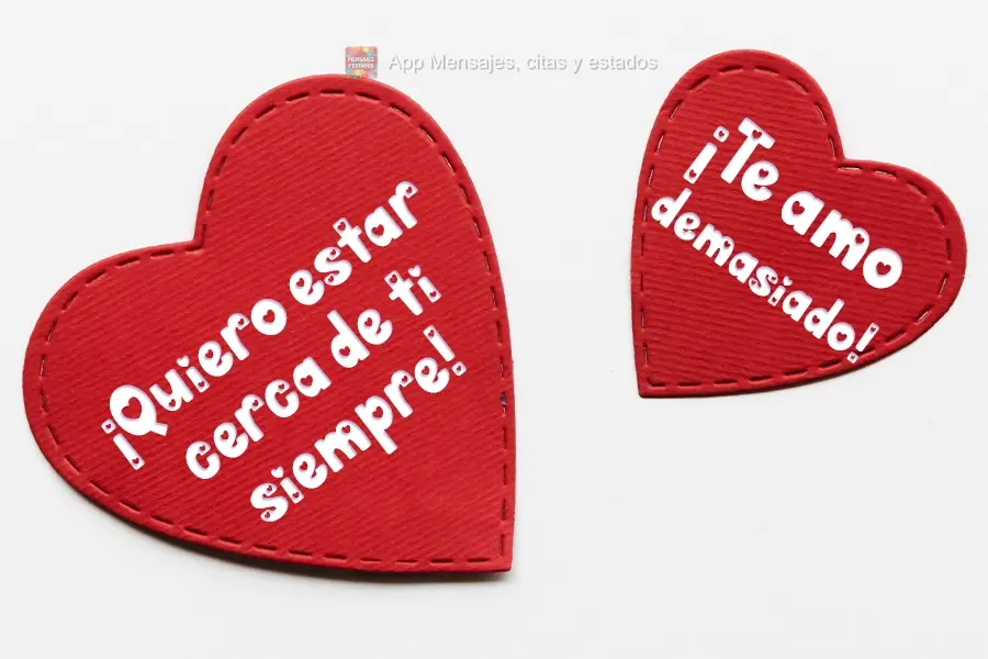 Te amo demais!!!Quero ter você sempre por perto!