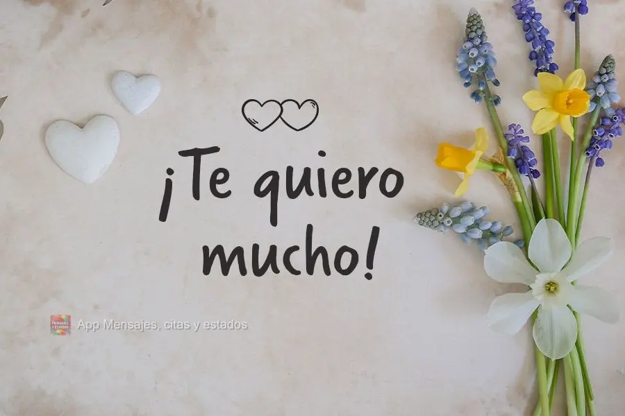 Gosto muito de você!