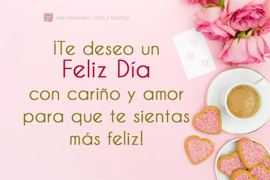 Deixando aqui um Bom Dia! Com carinho e amor. Para você se sentir mais feliz!
