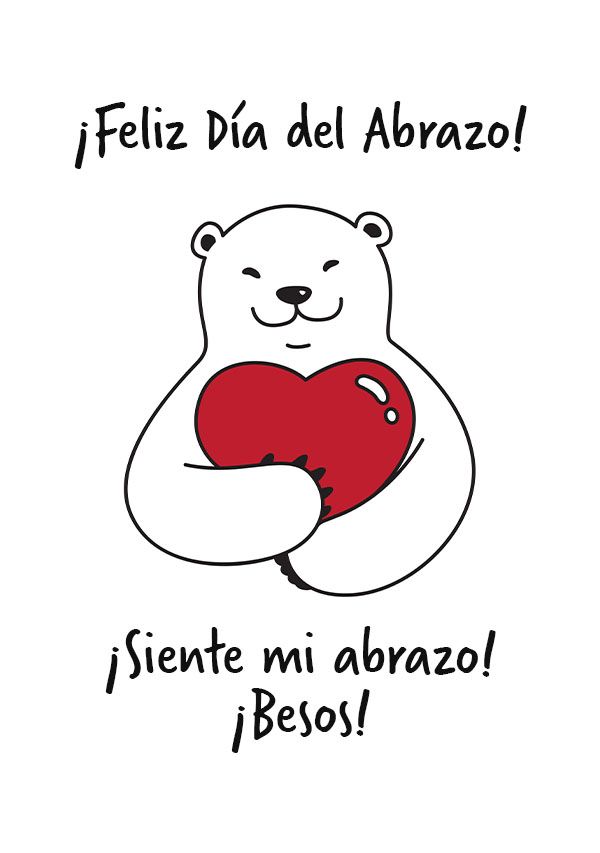 Sinta-se abraçado! Beijos!
 Feliz dia do Abraço!