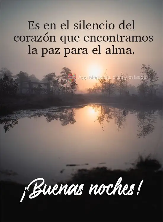 É no silêncio do coração, que encontramos a paz para a alma.
  Boa Noite!