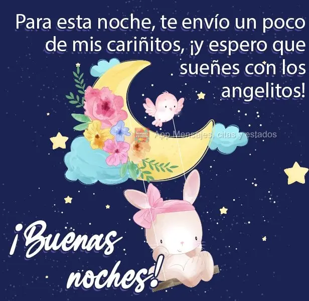 Para esta noite, um pouco do meu carinho. Espero que durma bem junto do seu anjinho! 
 Boa Noite!