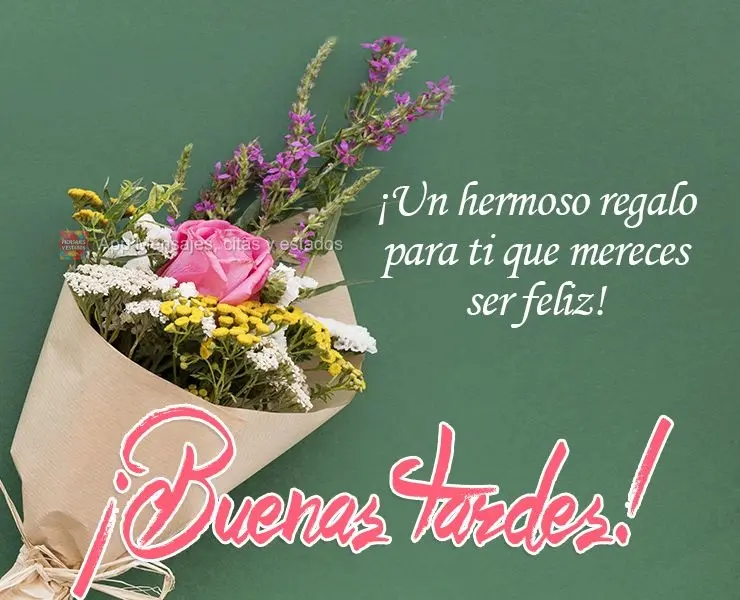 Um lindo mimo, para você que merece ser feliz! 
 Boa tarde!