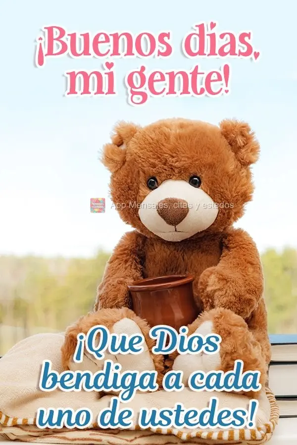 Que Deus abençoe a vida de cada uma de vocês!
 Bom dia Grupo! 