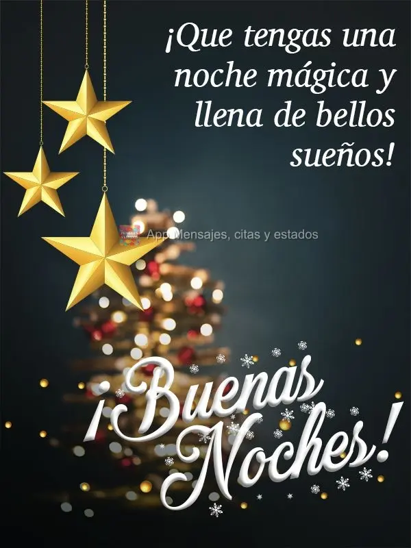 Que você tenha uma noite mágica e cheia de lindos sonhos!  Boa noite!