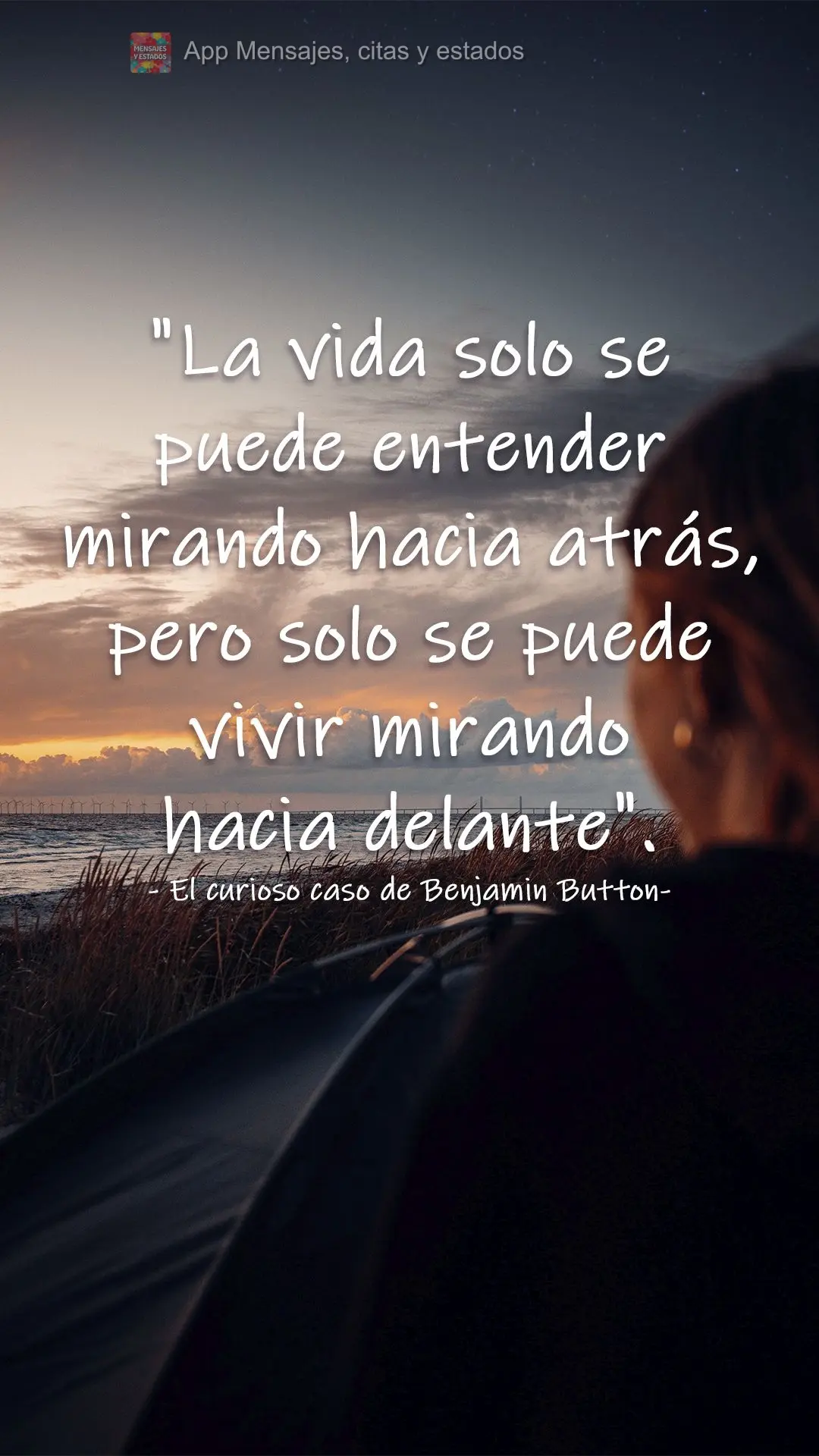 "La vida solo se puede entender mirando hacia atrás, pero solo se puede vivir mirando hacia delante". El curioso caso de Benjamin Button