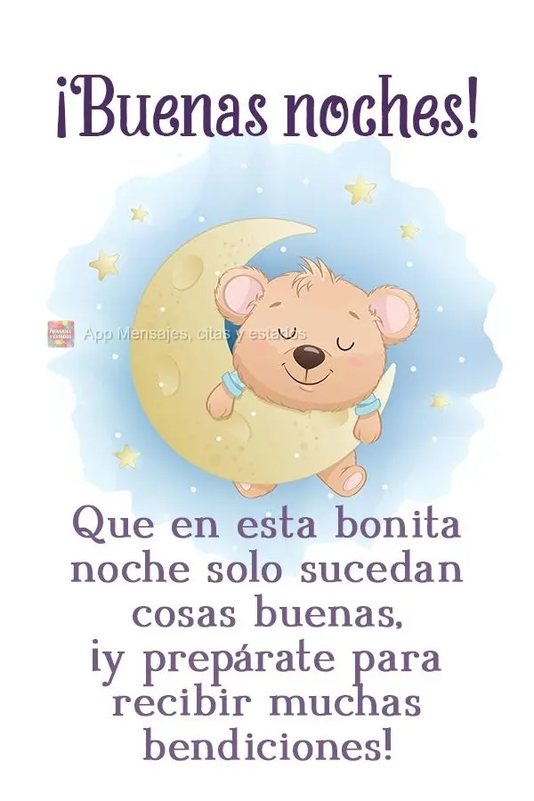 Que tudo de bom venha acontecer nesta linda noite e que você esteja preparado para receber muitas bênçãos! Boa noite! 