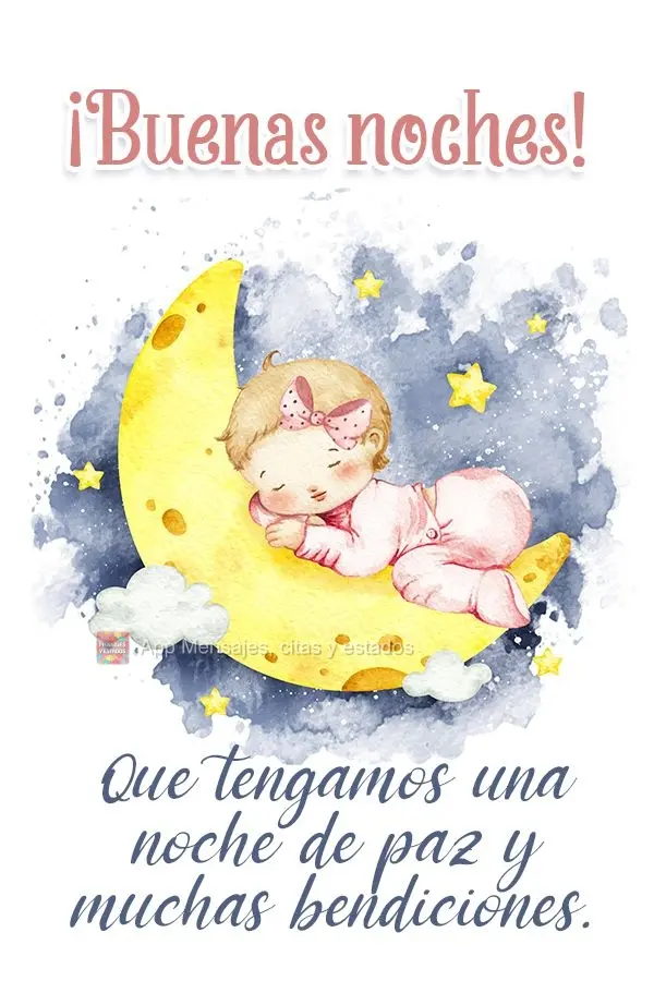 Que tenhamos uma noite de paz e muitas bênçãos!  Boa noite!