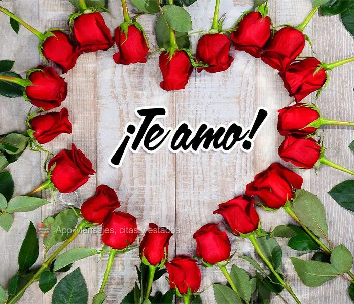 ¡Te amo!