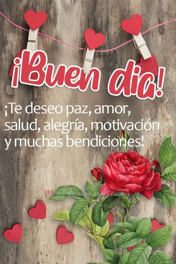 Com paz, amor, saúde, alegrias, motivação e muitas bênçãos... Bom dia! 