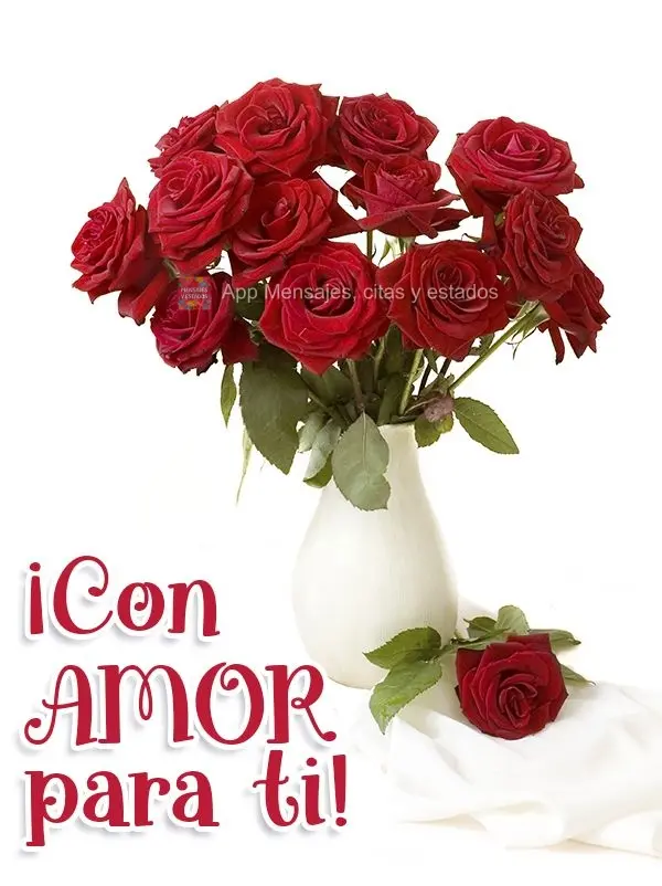¡Con amor para ti!