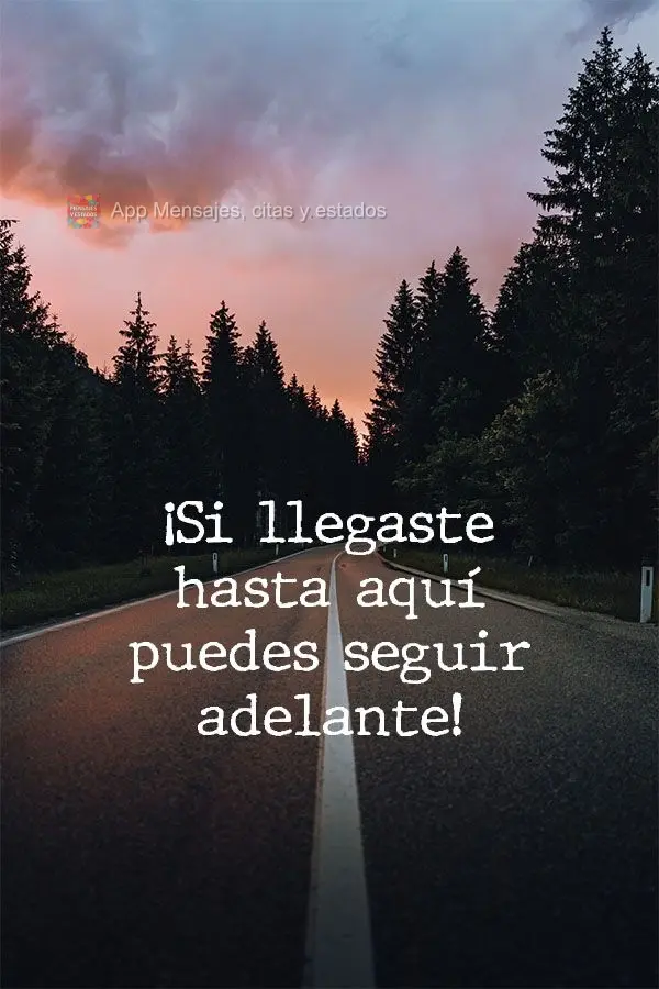 Se você chegou até aqui, você pode ir adiante!