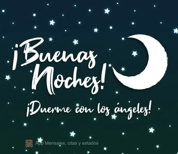 Durma com os anjos! Boa noite! 