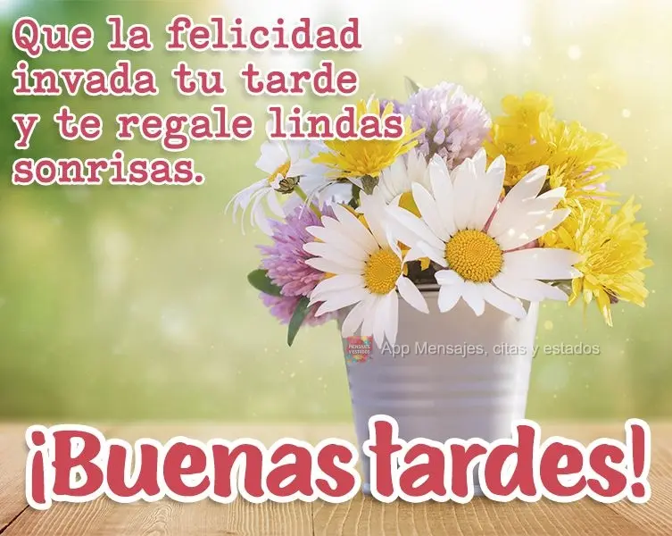 Que a felicidade invada a sua tarde e te presenteie com lindos sorrisos. Boa tarde!