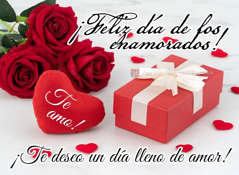 Desejo um dia cheio de amor! Te amo! Feliz dia dos Namorados! 