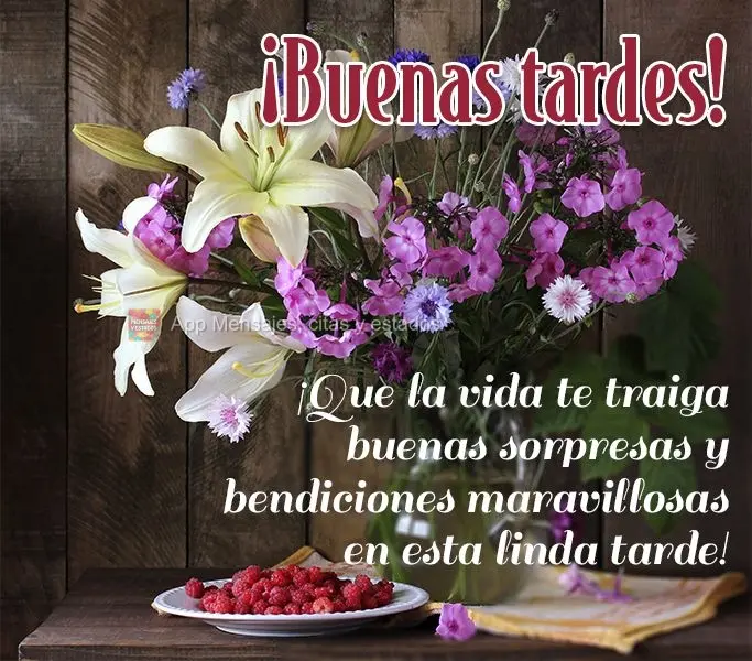 Que a vida lhe traga boas surpresas e bênçãos maravilhosas nesta linda tarde! Boa tarde!