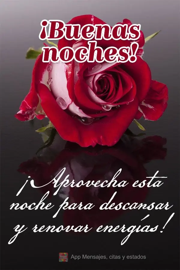 Aproveite esta noite para descansar e renovar as energias! Boa noite!