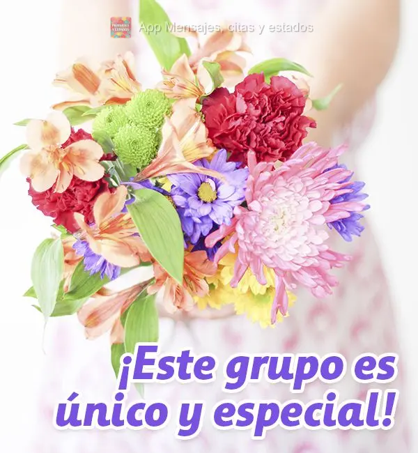 ¡Este grupo es único y especial!