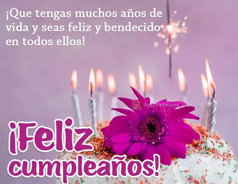 Que você tenha muitos anos de vida e que em todos eles você possa ser feliz e abençoado! Feliz Aniversário!