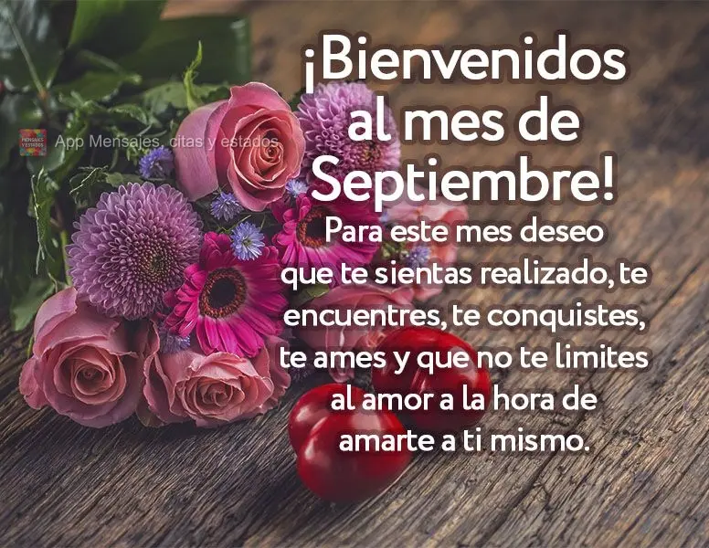 Para este mes deseo que te sientas realizado, te encuentres, te conquistes, te ames y que no te limites al amor a la hora de amarte a ti mismo. ¡Bienven...