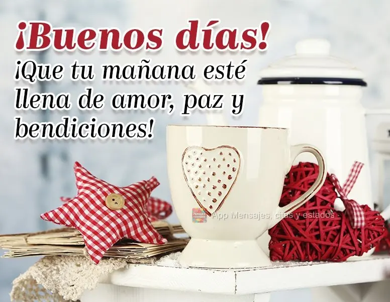 Que sua manhã seja de amor , paz e bênçãos! Bom dia!