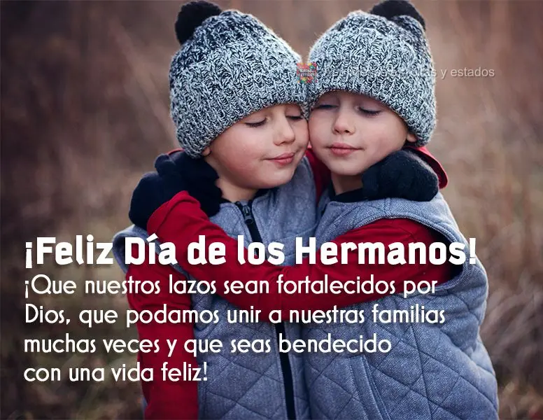 Que nossos laços sejam fortalecidos por Deus, que possamos reunir nossas famílias muitas vezes e que você seja abençoado com uma vida feliz! Feliz di...