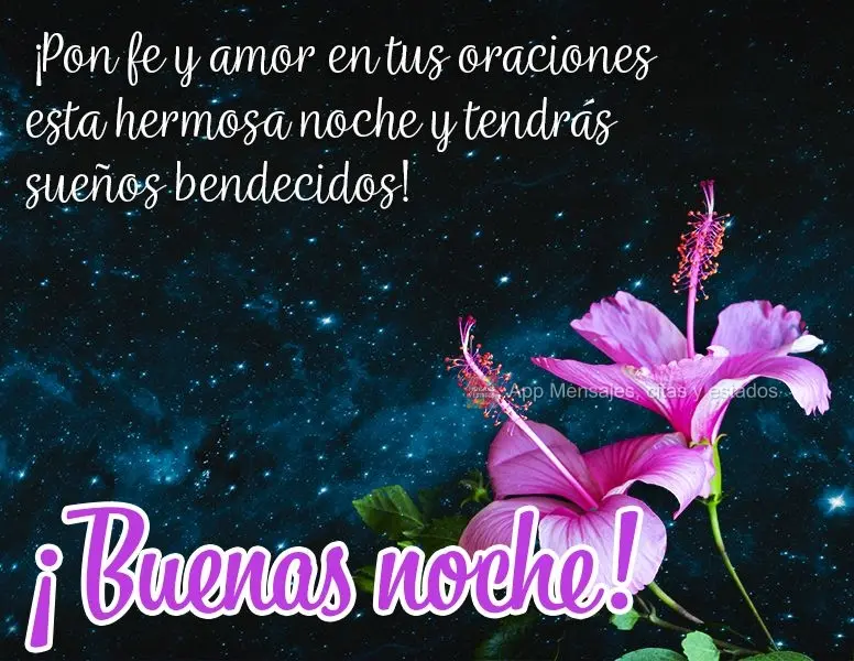 Coloque fé e amor em suas orações nesta linda noite e terá abençoados sonhos! Boa noite!