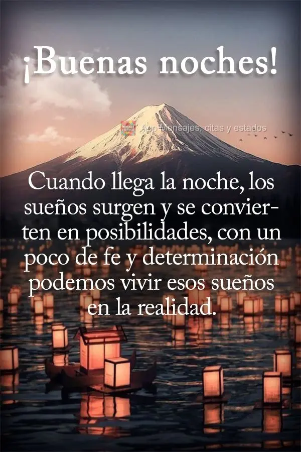 Quando a noite chega os sonhos emergem e se tornam possibilidades, com um pouco de fé e determinação podemos viver esses sonhos na realidade. Boa noit...