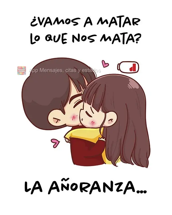 Vamos matar o que nos mata? A saudade...