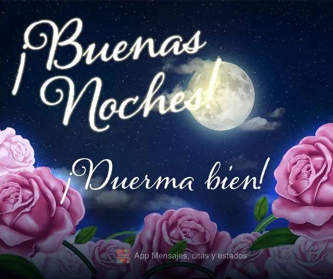 Boa noite! Durma bem!