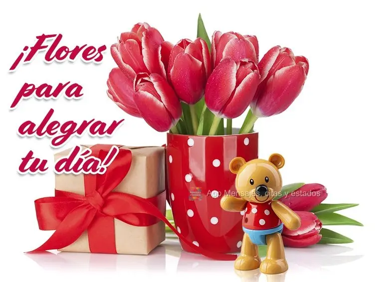 ¡Flores para alegrar tu día!
