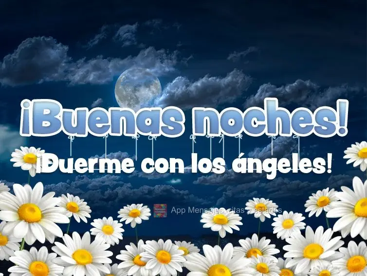 Boa noite! Durma com os anjos!