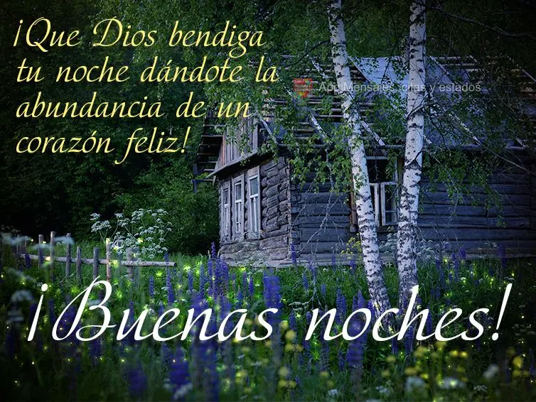 Que Deus abençoe a sua noite lhe dando a fartura de um coração feliz! Boa noite! 