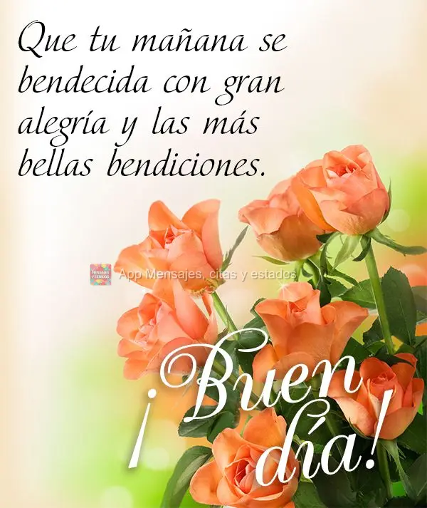 Que a sua manhã seja contemplada com muita alegria e as bênçãos mais lindas. Bom dia! 