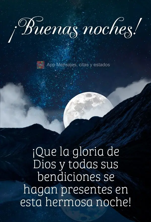 Que a glória de Deus e todas as suas bênçãos possam estar presente nesta linda noite! Boa noite! 