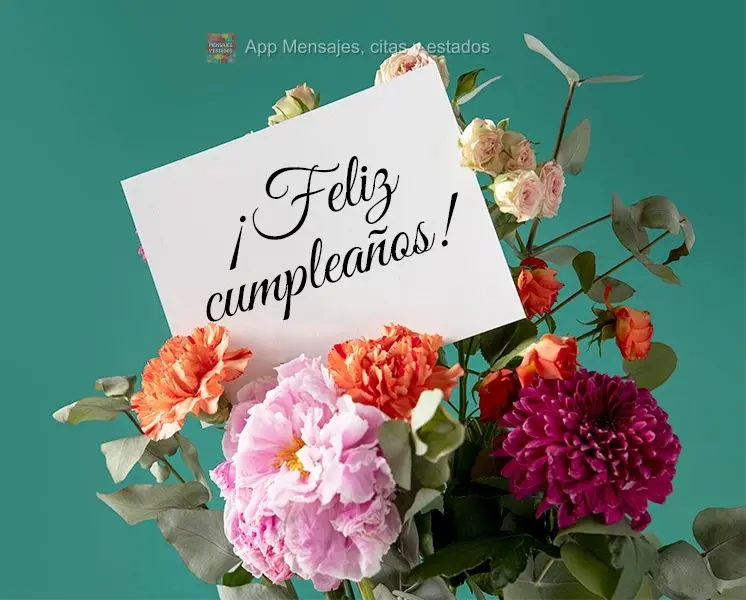 ¡Feliz cumpleaños!