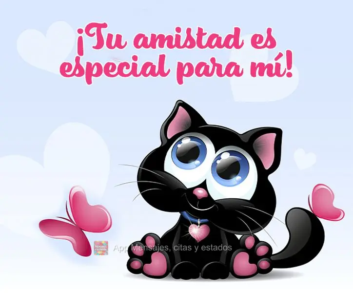 ¡Tu amistad es especial para mí!