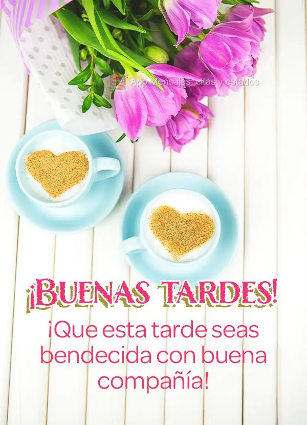 Que nesta tarde você seja abençoado com boas companhias! Boa tarde!