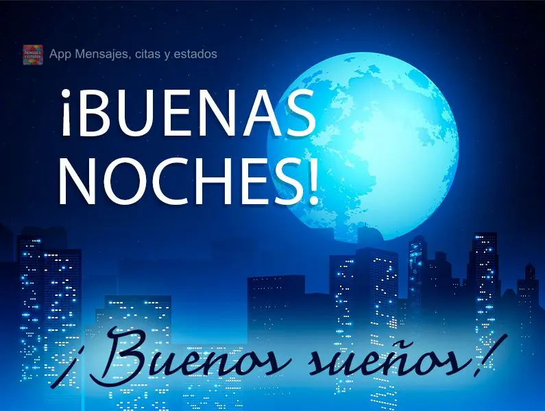 Boa noite! Bom sonhos!