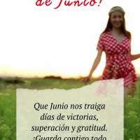 Que Junho nos traga dias de vitórias, superação e gratidão. Guarde consigo tudo aquilo que trouxe felicidade e paz para a sua vida! Feliz Mês de Jun...