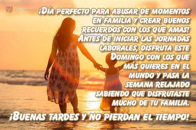 ¡Día perfecto para abusar de momentos en familia y crear buenos recuerdos con los que amas! Antes de iniciar las jornadas laborales, disfruta este Domi...
