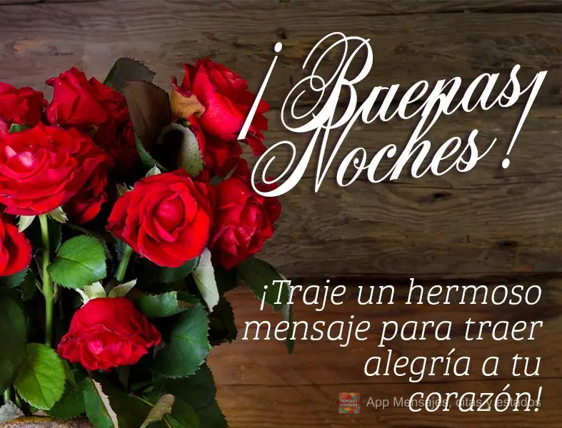 Trouxe uma linda mensagem para trazer alegria para o seu coração! Boa noite!