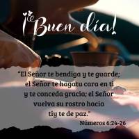 "O Senhor te abençoe e te guarde; o Senhor faça resplandecer
o seu rosto sobre ti
e te conceda graça; o Senhor volte para ti o seu rosto
e te dê p...