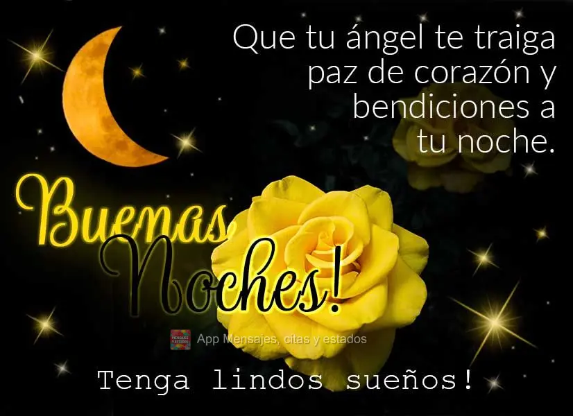 Que seu anjo lhe traga paz para o coração e bênçãos para a sua noite. Boa noite! Tenha lindos sonhos!