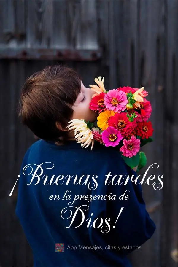 Tenha uma boa tarde na presença de Deus!