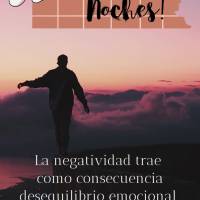 Negatividade traz como consequência o desequilíbrio emocional e físico. Em contrapartida, a positividade nos ajuda a manter a estabilidade! Boa noite!...