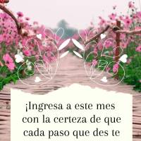 Entre nesse mês com a certeza que cada passo que você der será para te levar ao seu sonho tão esperado! Feliz Agosto! 