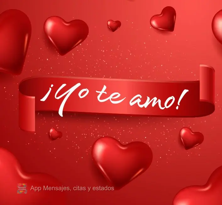Eu te amo!