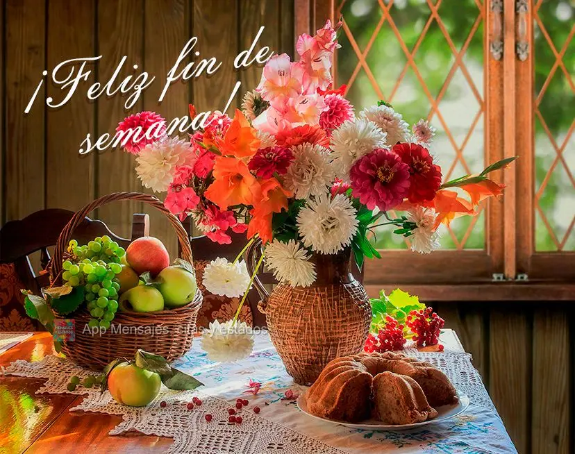 ¡Feliz fin de semana!