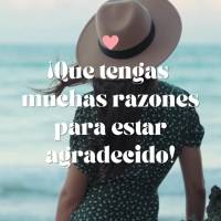 Que você tenha muitos motivos para agradecer!